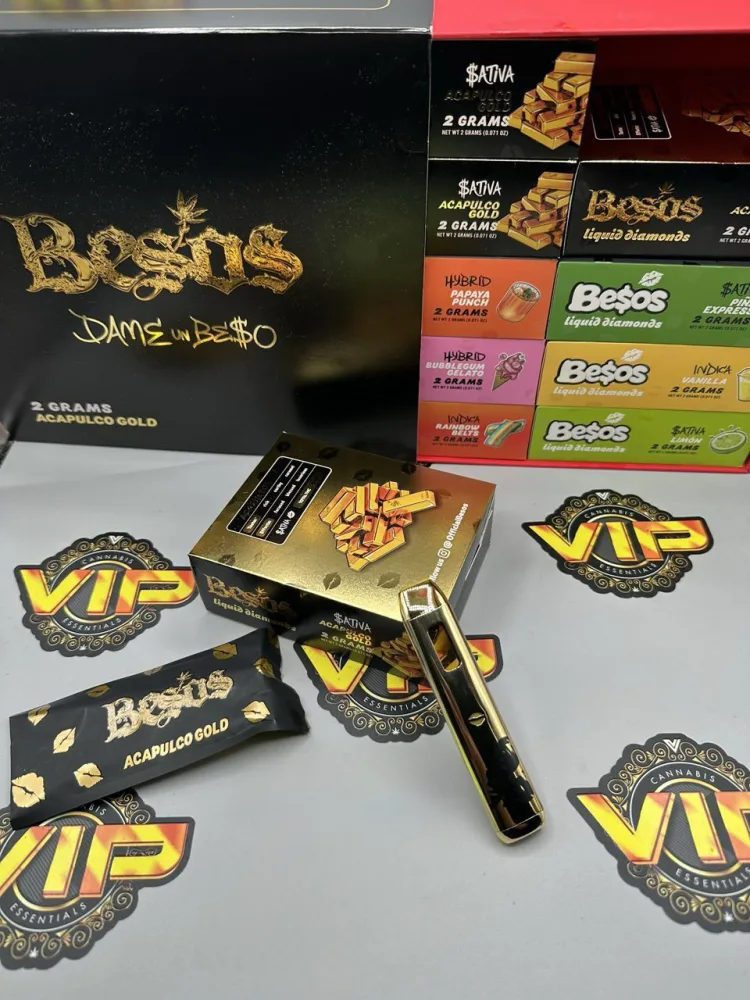 BESOS DISPOSABLE ACAPULCO GOLD 2G LIQUID DIAMONDS VAPE