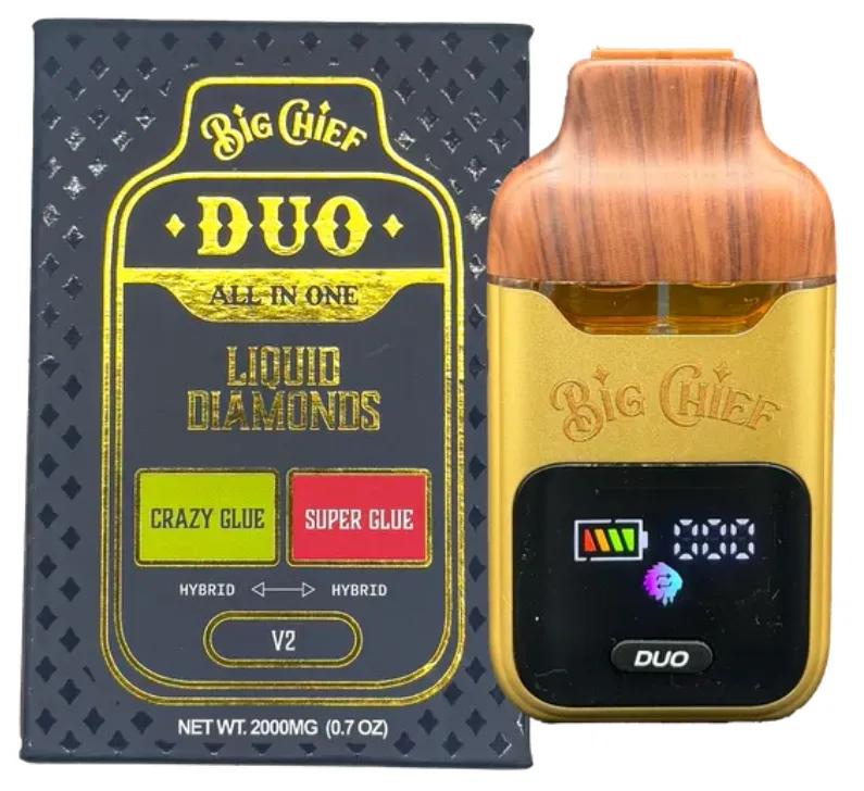 Big Chief V2 Dual 2g Liquid Diamond Vape