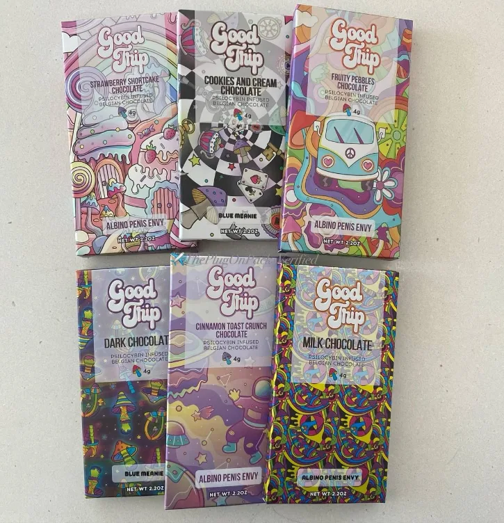 GOOD TRIP - SHROOM CHOCOLATES - 4 GRAMS (0.33G PER PIECE)